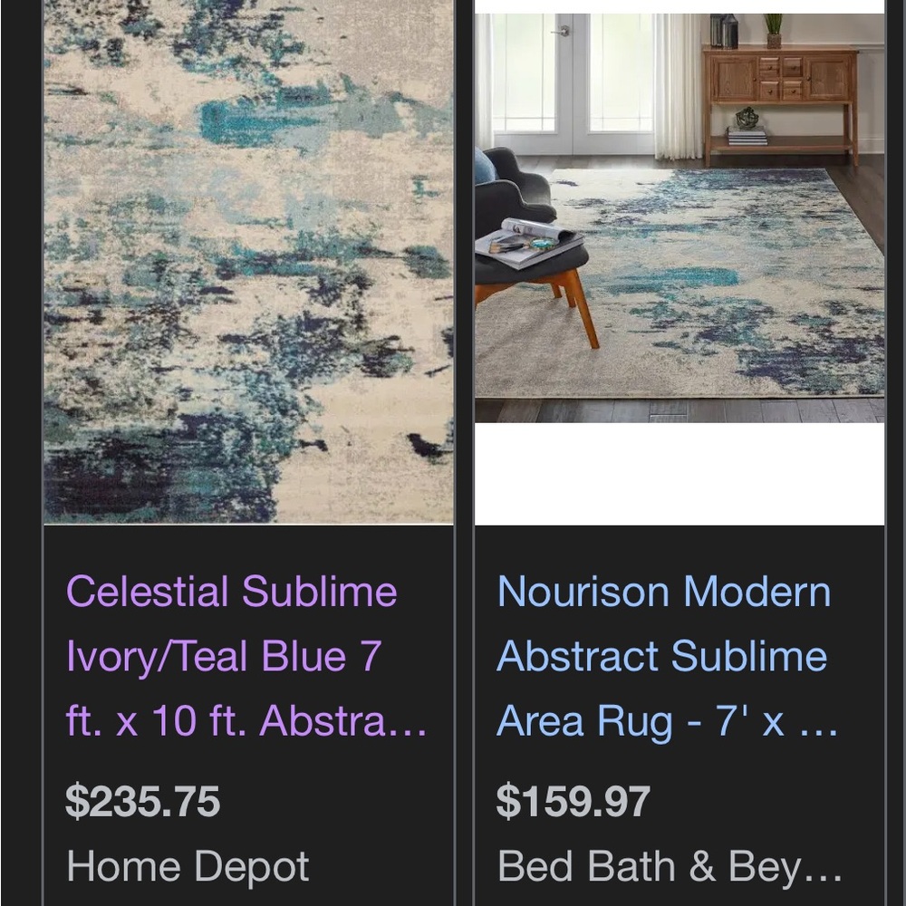 Rectangular Area Rug - Picture 2 of 3